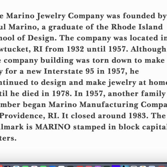 Chunky Vintage Silver Toned Signed MARINO Bracelet - Picture 7 of 9